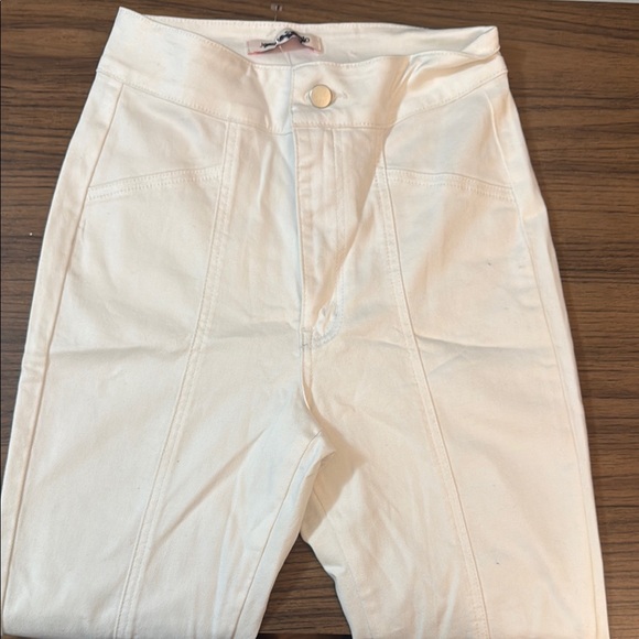 Jealous Tomato High-Waisted Women’s White Pants - Picture 2 of 7